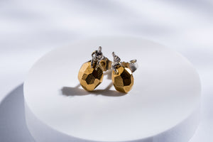 Silver gold plated earrings "Advisers"