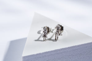 Silver earrings "Advisers"