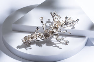 Silver brooch